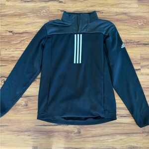 Adidas Black Jacket with White Accents
